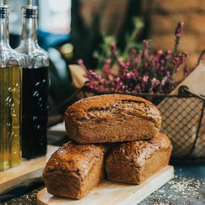 Spelt bread loaf